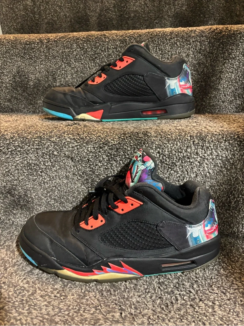 Nike Air Jordan 5 Retro Low Chinese New Year Black size 12